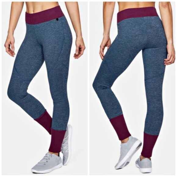 UNDER ARMOUR Women's MEDIUM Unstoppable To From Leggings Fitted Sweatpants $60 - Picture 1 of 5